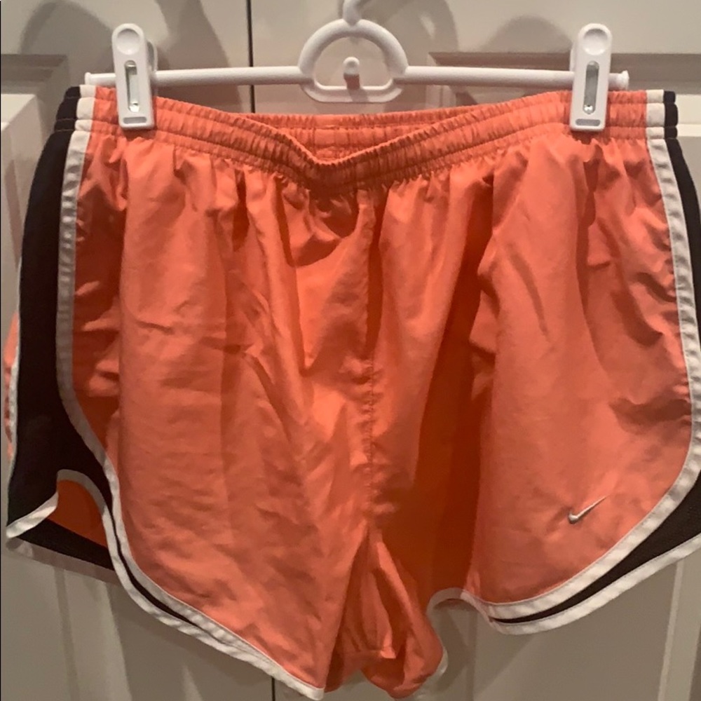 Nike Tempo Running Shorts Peach/Black Sz L Nike
